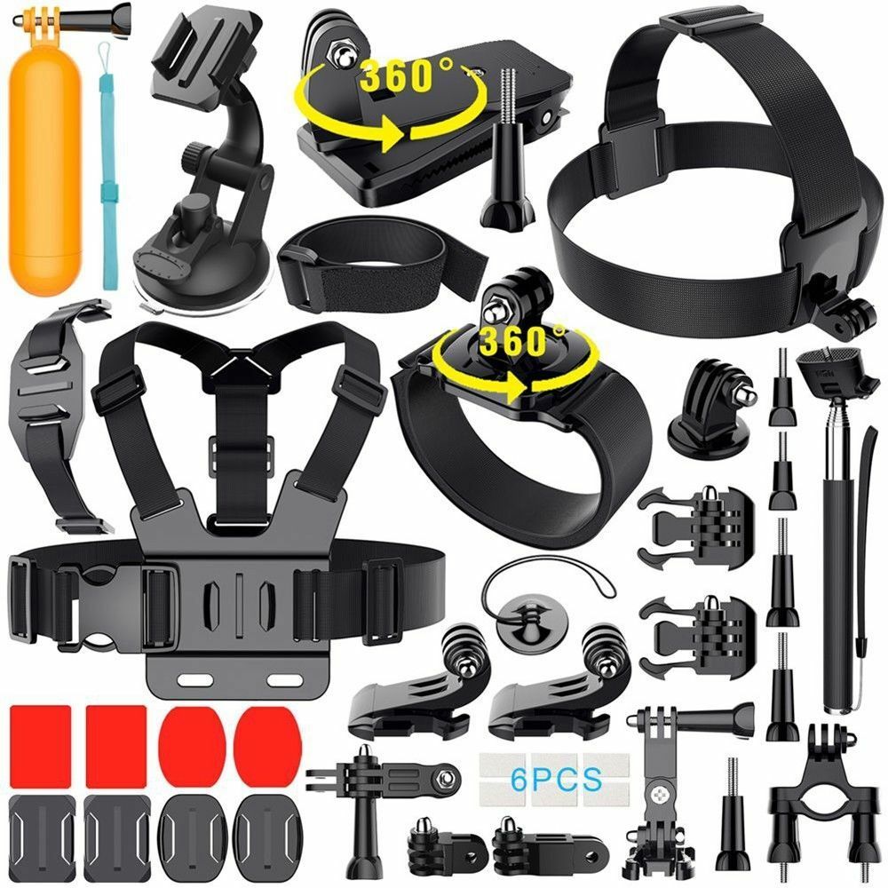 Monopod Floating Mount Accessories Kit For GoPro Hero 8 7 6 5 4 3 2Sports Camera