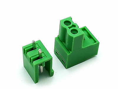 US Stock 10Set 2EDG 2 Pin 2P Plug-in Screw Terminal Block Connector 5.08mm Pitch