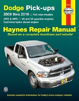 Haynes 30043 Repair Manual for Dodge Ram 1500 2500 3500 (2011-2018)