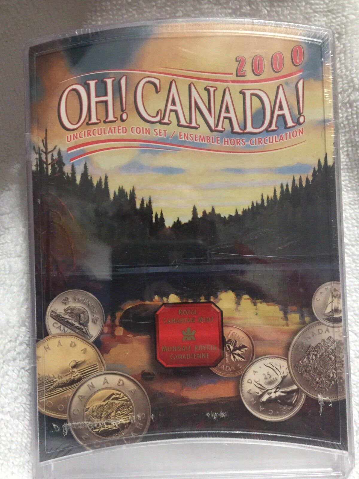 2000 OH! CANADA Uncirculated 7 Coin Set Images Of Canada Royal Canadian Mint