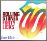 Rolling Stones Forty Licks Tongue Rainbow Case Sticker