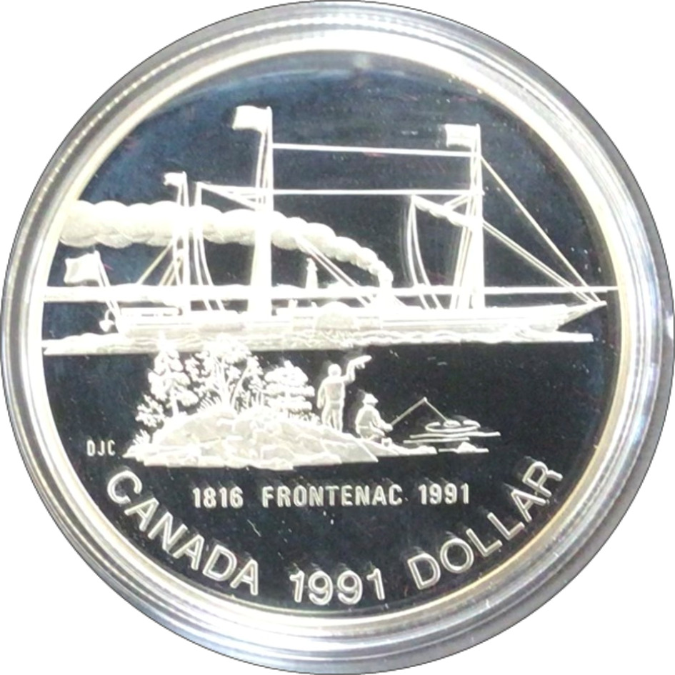 1991 Proof Silver Dollar Encapsulated