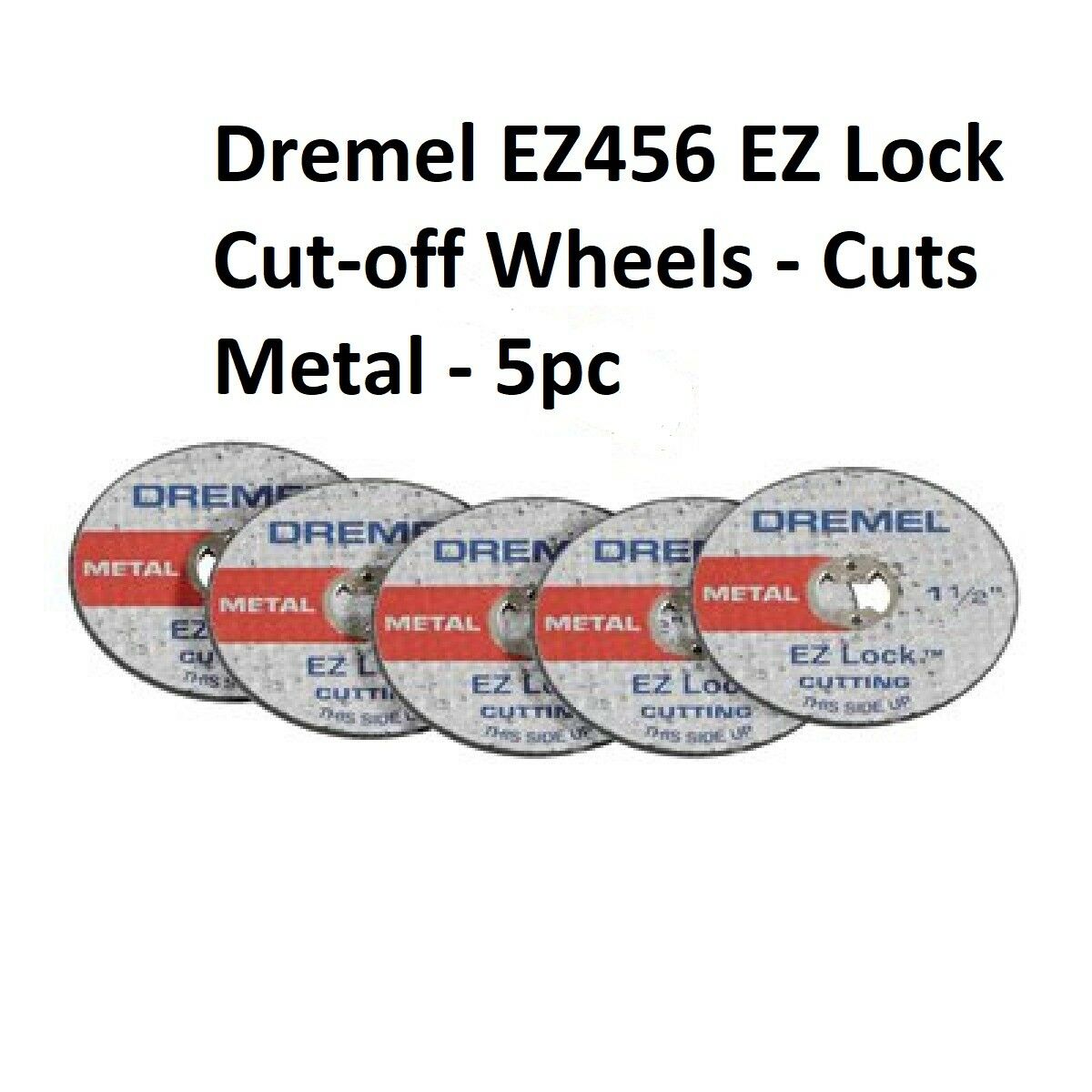 Dremel EZ456B EZ-Lock Metal Cut Off Wheels (5 wheels)