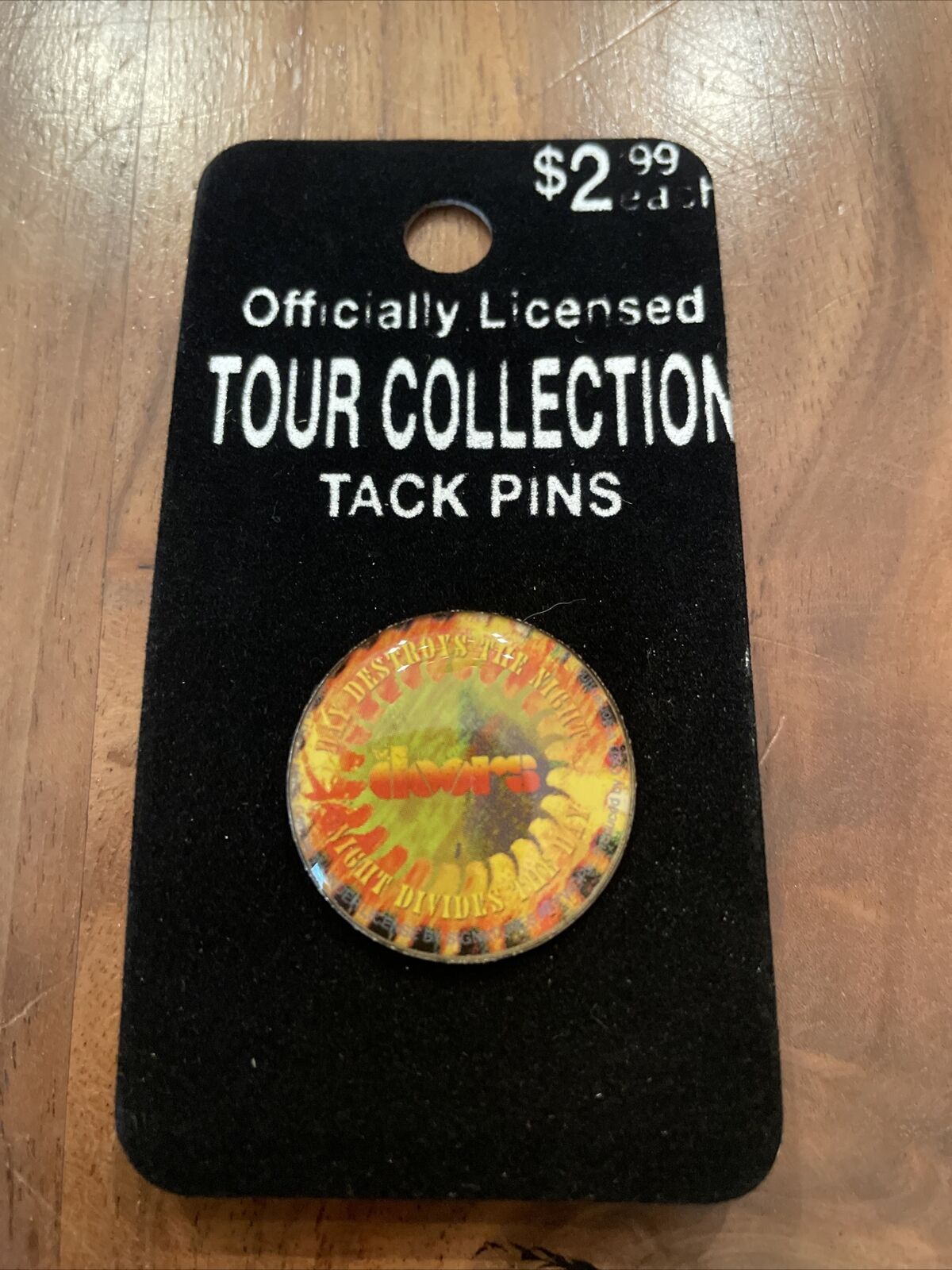 The Doors Officially Licensed Tour Collection Tack Pin 1”classic Rock