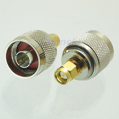 1pce N Male Plug To Sma Male Plug Rf Coaxial Adapter Connector