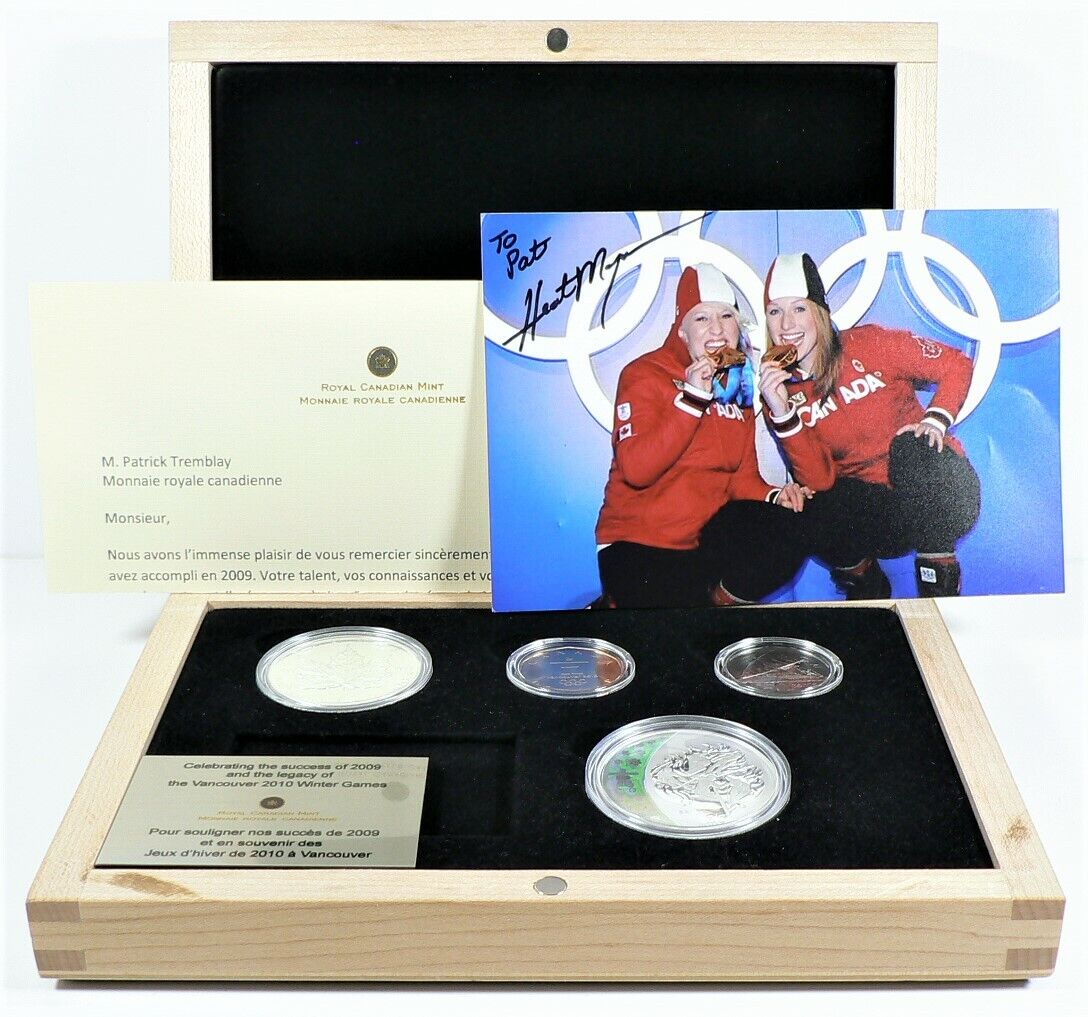 2009 2010 Royal Canadian Mint Special Set for Employees 4 Coins #15888