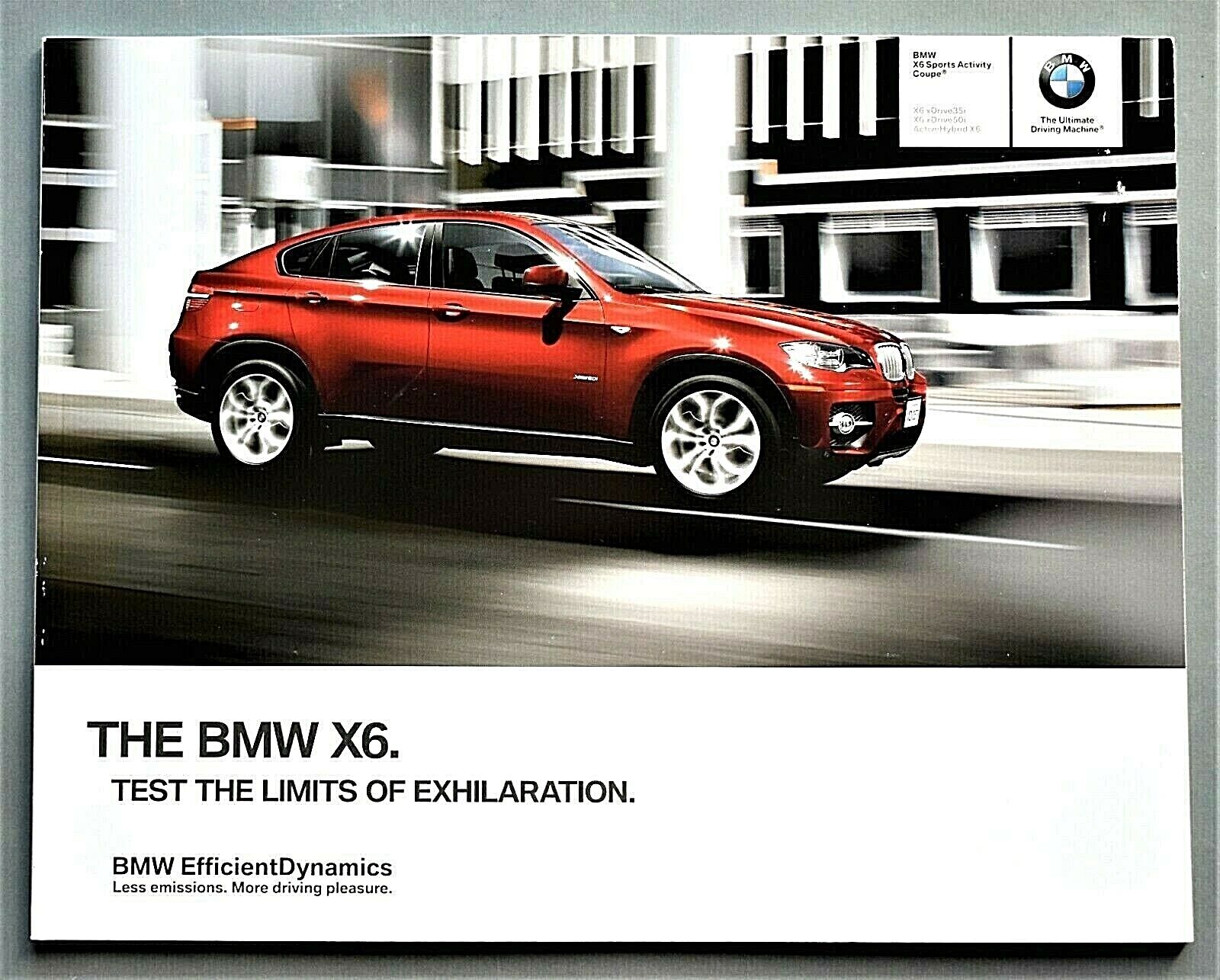 Awesome 2011 Bmw X6 Series 60 Page Prestige Sales Brochure ~ Excellent