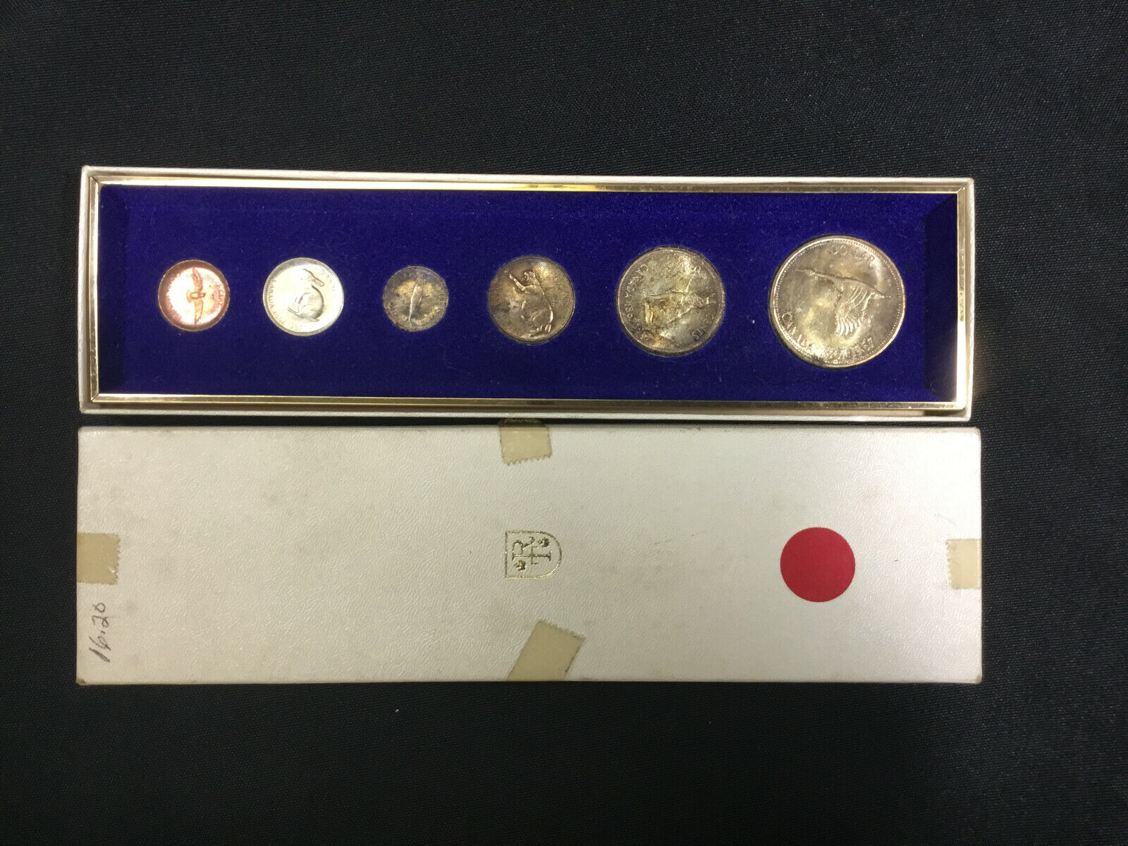 1967 Canada Coin Set From Penny To Silver Dollar - Royal Trust