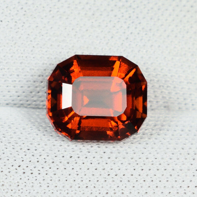 3.32 Ct Gorgeous Rare Orange Red - Natural Hessonite Garnet Srilanka See Vdo !!