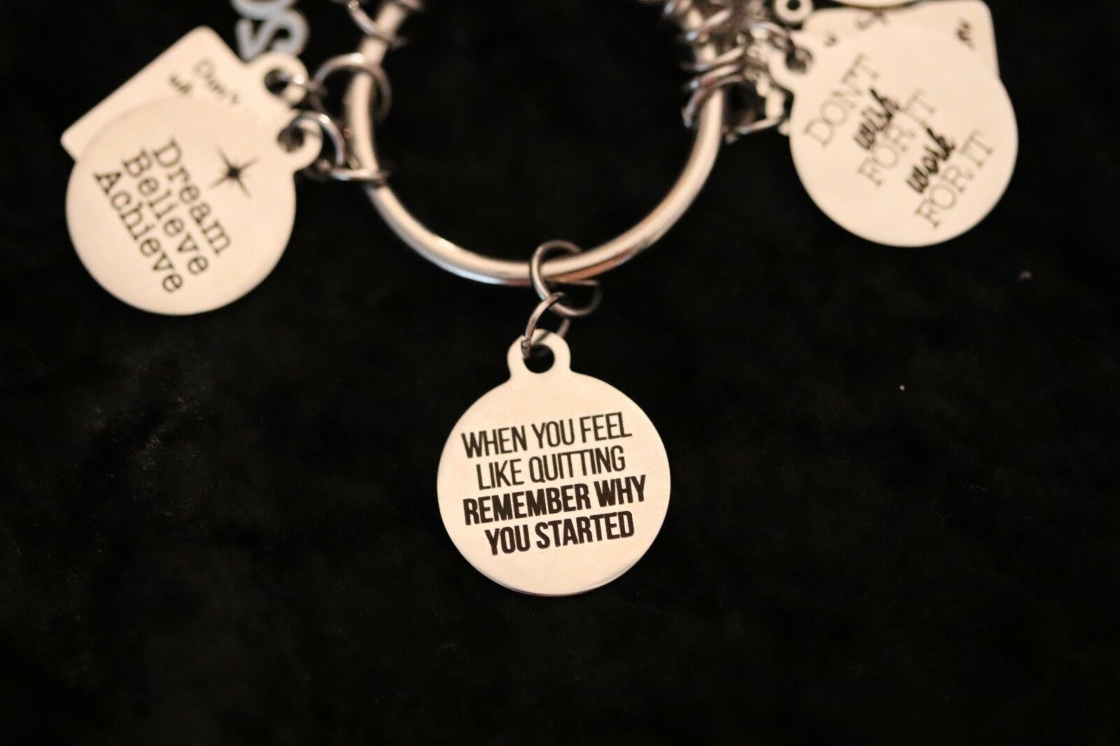 "when You Feel Like Quitting Remember Why You Started" Charm For Ww Ring