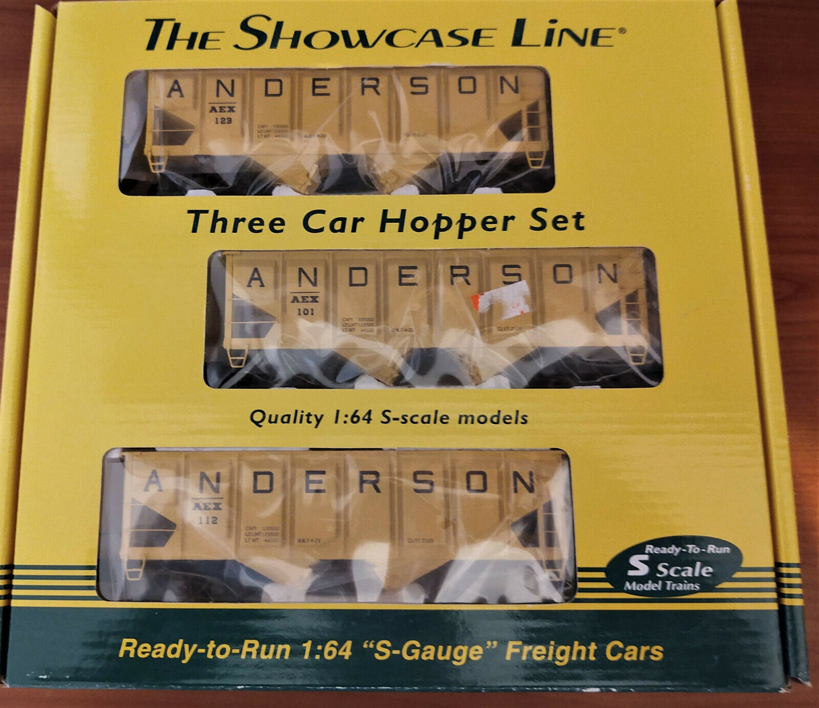 00982 S-helper Service Pan Hb Anderson 3 Car Hopper Set #1
