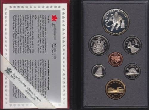 1993 Canada Stanley Cup Silver - 7 Coin Proof Set